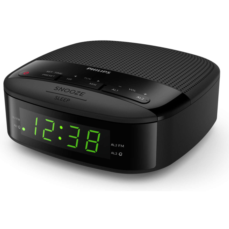 Philips TAR3205/12 radio Reloj Digital Negro