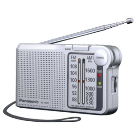 Panasonic RF-P150DEG Portátil Analógica Plata