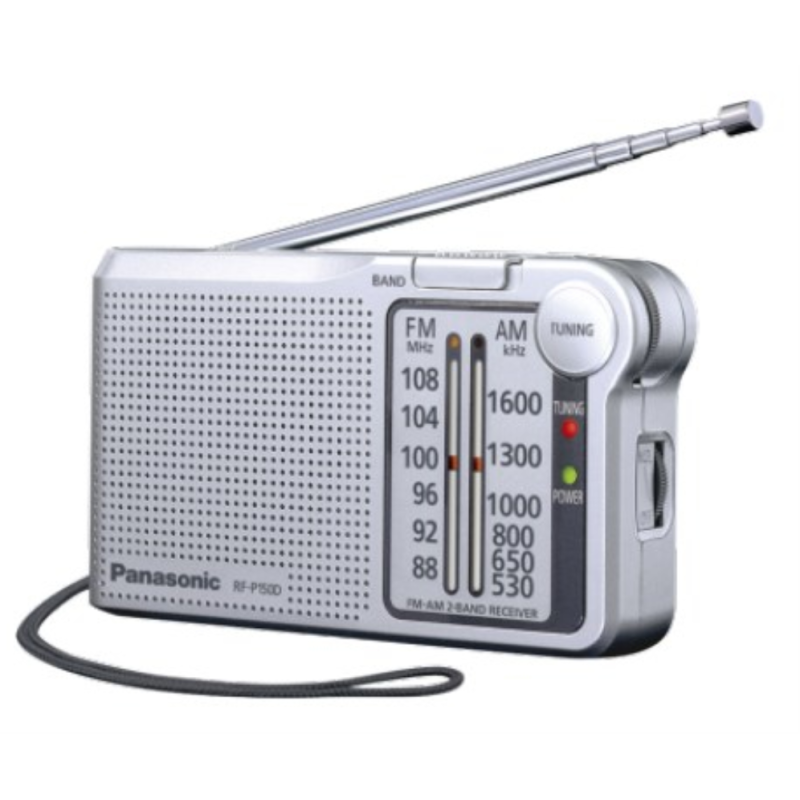 Panasonic RF-P150DEG Portátil Analógica Plata