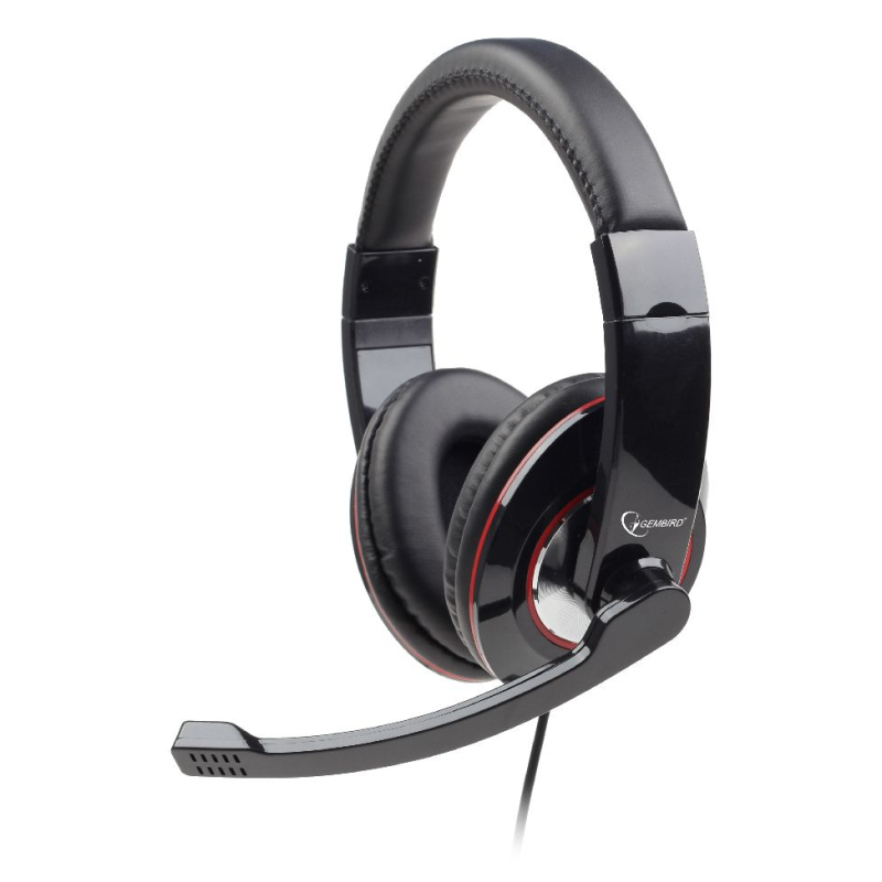 Gembird MHS-001 auricular y casco Auriculares Alámbrico Diadema Música Negro