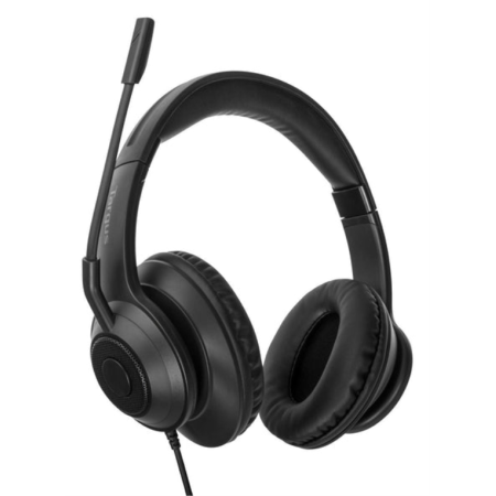 Targus AEH102GL auricular y casco Auriculares Alámbrico Diadema Llamadas/Música USB tipo A Negro