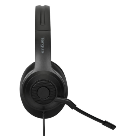 Targus AEH102GL auricular y casco Auriculares Alámbrico Diadema Llamadas/Música USB tipo A Negro