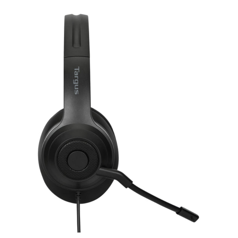 Targus AEH102GL auricular y casco Auriculares Alámbrico Diadema Llamadas/Música USB tipo A Negro