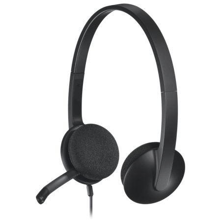 Logitech H340 USB Auriculares Alámbrico Diadema Oficina/Centro de llamadas USB tipo A Negro