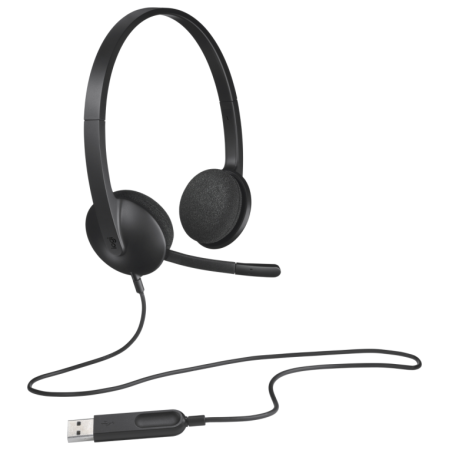Logitech H340 USB Auriculares Alámbrico Diadema Oficina/Centro de llamadas USB tipo A Negro