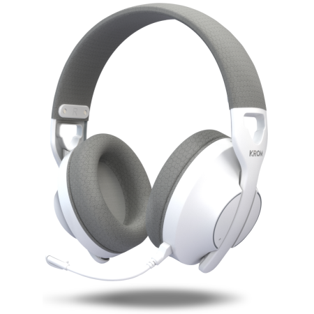 Krom Phase - Wireless Auriculares Gaming Blanco