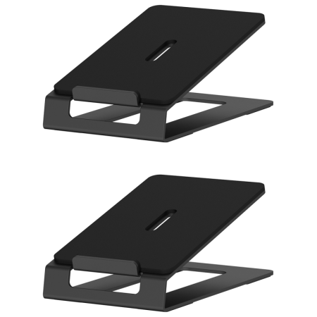 AISENS Soporte Universal De Sobremesa Para Altavoces, Negro