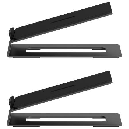 AISENS Soporte Universal De Sobremesa Para Altavoces, Negro