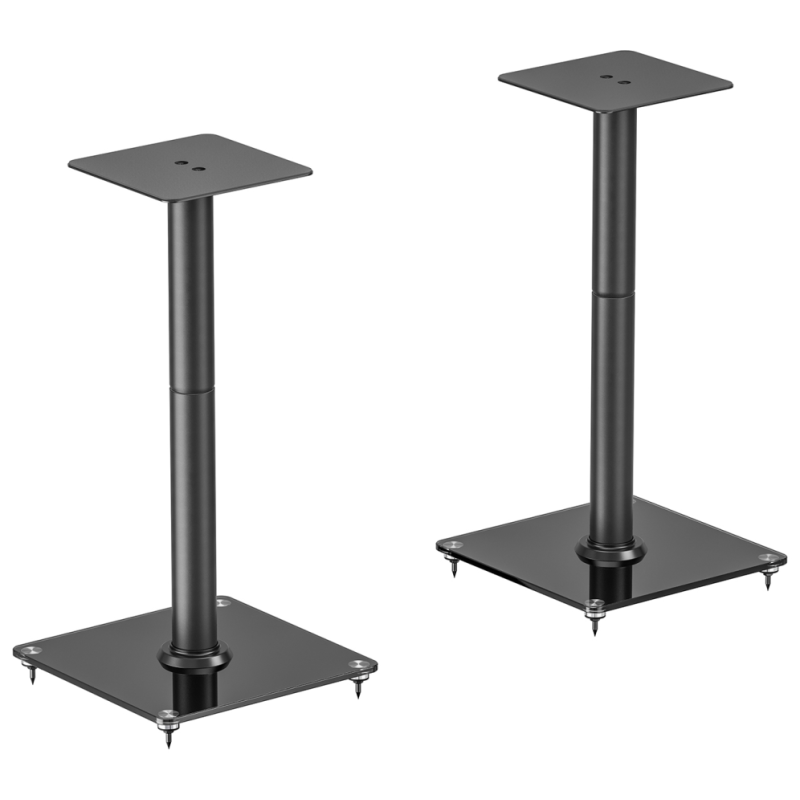 AISENS Soporte Universal De Suelo Para Altavoces, Negro