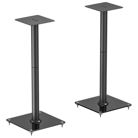 AISENS Soporte Universal De Suelo Para Altavoces, Negro