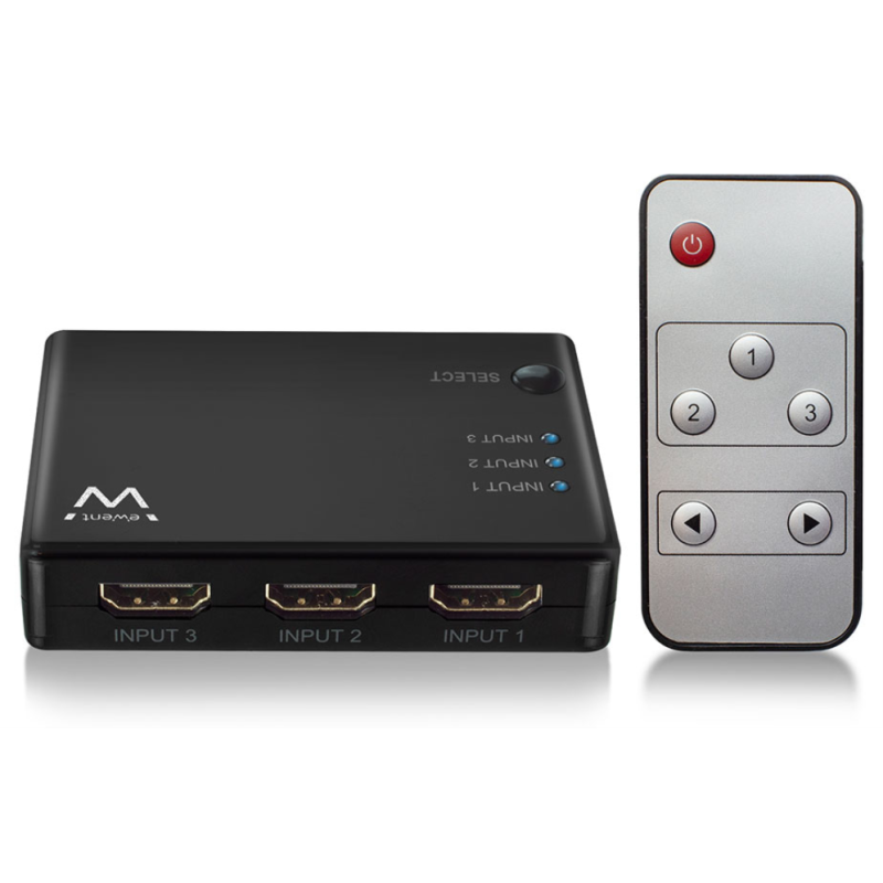 Ewent EW3730 interruptor de video HDMI