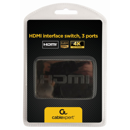 Gembird DSW-HDMI-34 interruptor de video