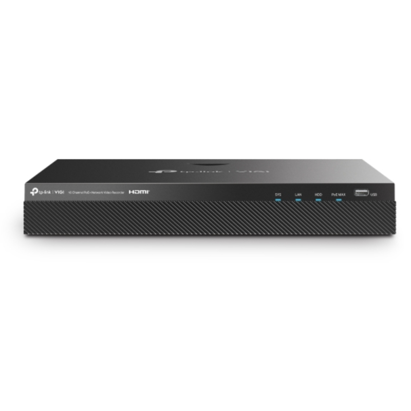 TP-Link VIGI NVR2016H-16MP Grabadore de vídeo en red (NVR) Negro