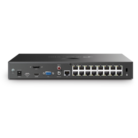 TP-Link VIGI NVR2016H-16MP Grabadore de vídeo en red (NVR) Negro