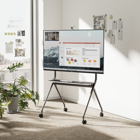 Ewent EW1542 soporte para pantalla de señalización 2,18 m (86″) Negro