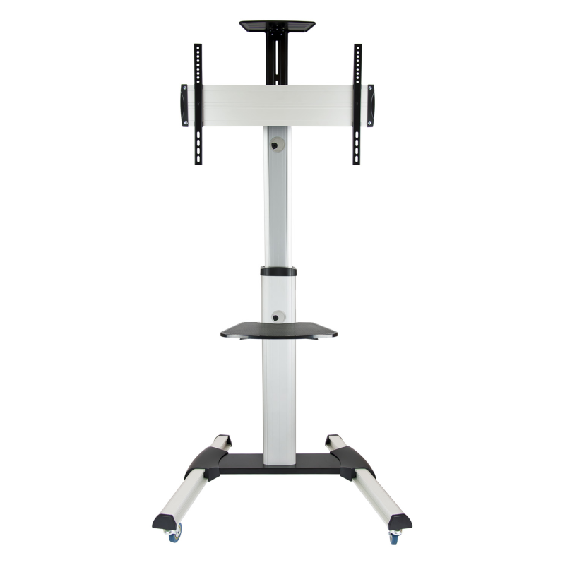 TooQ FS1870M-B soporte para pantalla de señalización 94 cm (37″) Negro, Plata