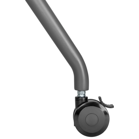 AISENS Soporte De Suelo Pro Con Rueda, 1 Bandeja Para Pantalla Interactiva/TV 120kg De 50-86, Negro