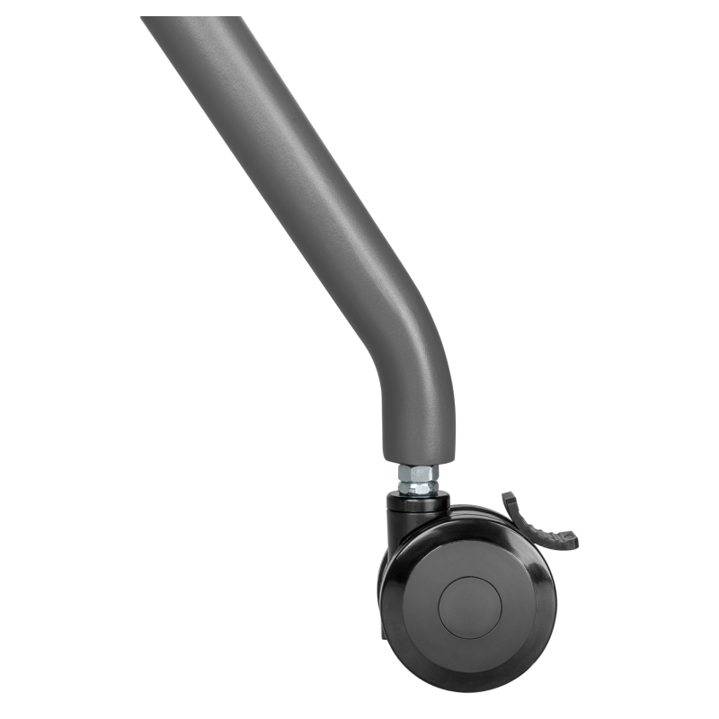 AISENS Soporte De Suelo Pro Con Rueda, 1 Bandeja Para Pantalla Interactiva/TV 120kg De 50-86, Negro