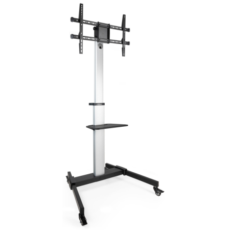 TooQ Hera Soporte de Suelo de Aluminio con Ruedas para Pantalla 37″-86″