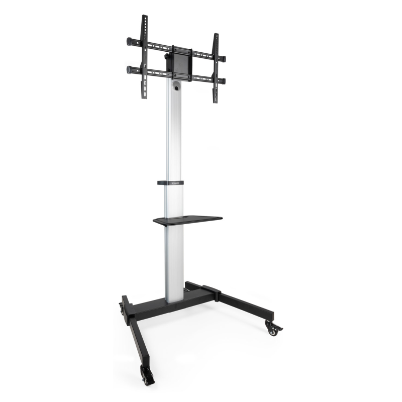 TooQ Hera Soporte de Suelo de Aluminio con Ruedas para Pantalla 37″-86″