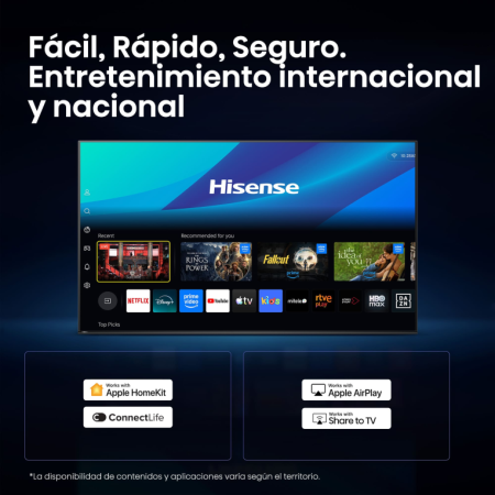 Hisense 32A5S 81,3 cm (32″) Full HD Smart TV Wifi Negro 250 cd / m²