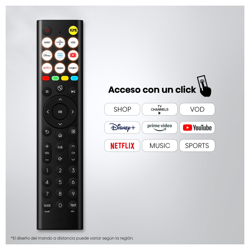 Hisense 32A5S 81,3 cm (32″) Full HD Smart TV Wifi Negro 250 cd / m²
