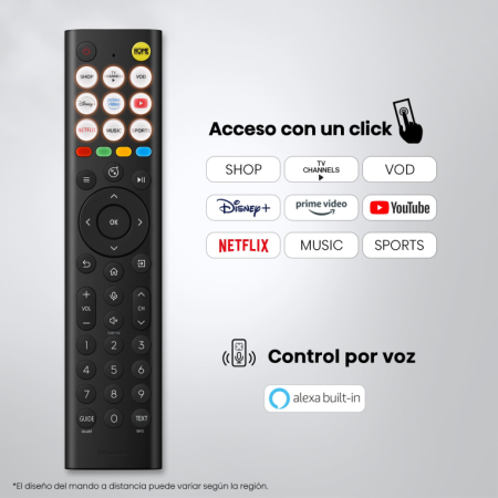 Hisense 55E8S Televisor 139,7 cm (55″) 4K Ultra HD Smart TV Wifi Gris 400 cd / m²