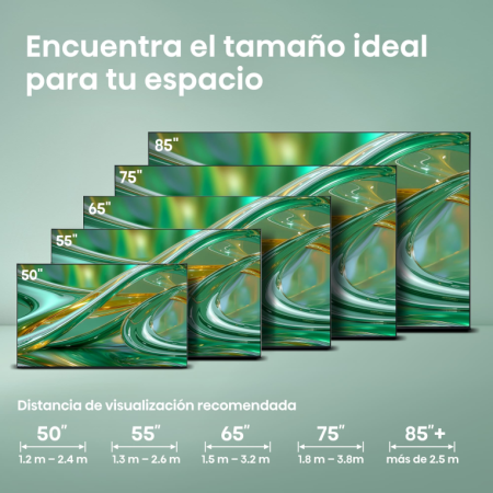 Hisense 55E8S Televisor 139,7 cm (55″) 4K Ultra HD Smart TV Wifi Gris 400 cd / m²