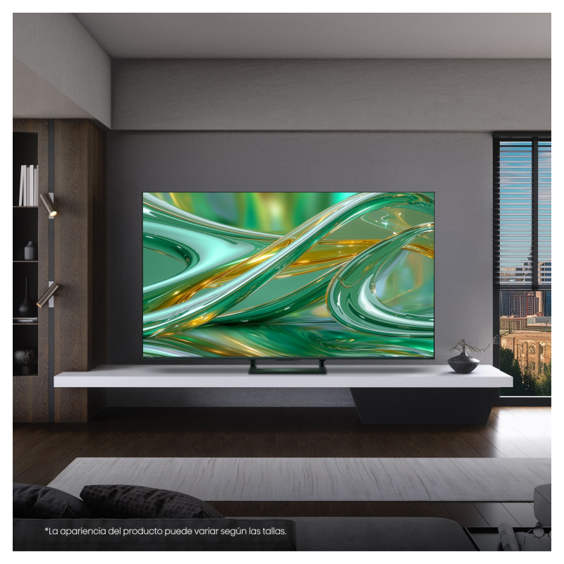 Hisense 55E8S Televisor 139,7 cm (55″) 4K Ultra HD Smart TV Wifi Gris 400 cd / m²