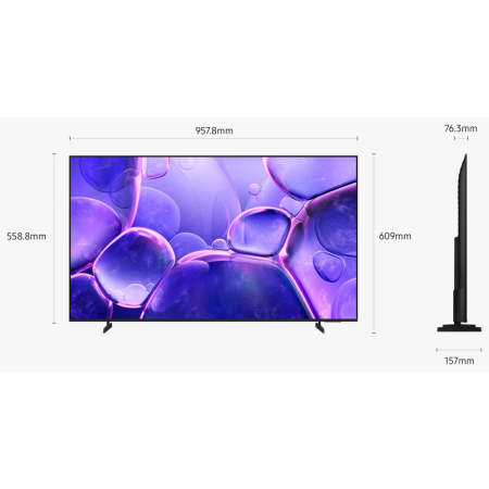 Samsung TU43U8005FU 109,2 cm (43″) 4K Ultra HD Smart TV Wifi Negro