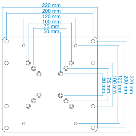 TooQ VMA0200-B accesorio para soporte de televisor