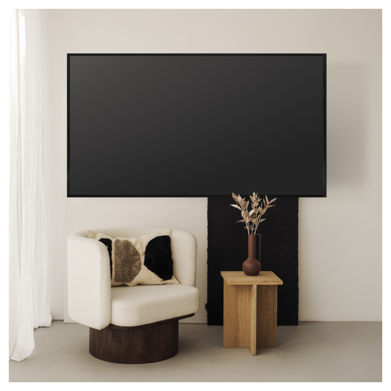 TooQ Soporte Fijo de pared para pantallas 37″- 86″, Negro