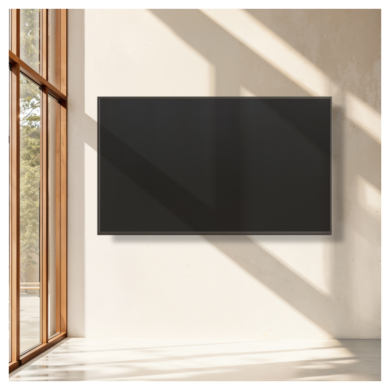 TooQ Soporte Fijo de pared para pantallas 37″- 80″, Negro