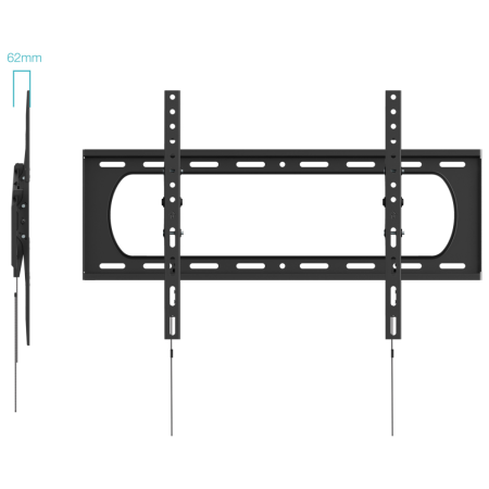 TooQ Soporte de Pared para Pantallas 37”-140”, Negro