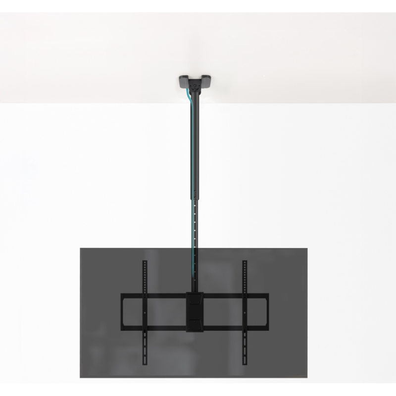 TooQ Soporte de Techo Extensible para Pantallas 50″-100″, Negro