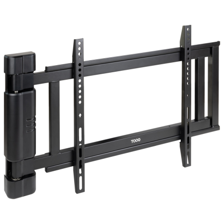 TooQ Soporte de pared Con regulación eléctrica para pantallas de 32” – 75”, Negro
