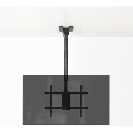 TooQ Soporte de Techo para Pantallas 32″-75″, Negro
