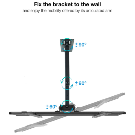 TooQ Soporte de pared para pantallas 32”- 55”