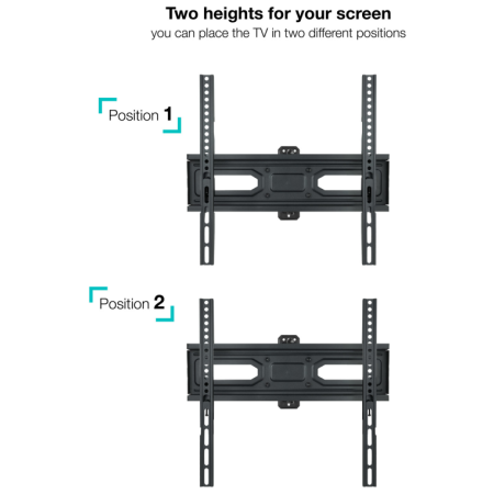 TooQ Soporte de pared para pantallas 32”- 55”