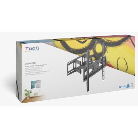 TooQ Soporte de pared para pantallas 32”- 70”