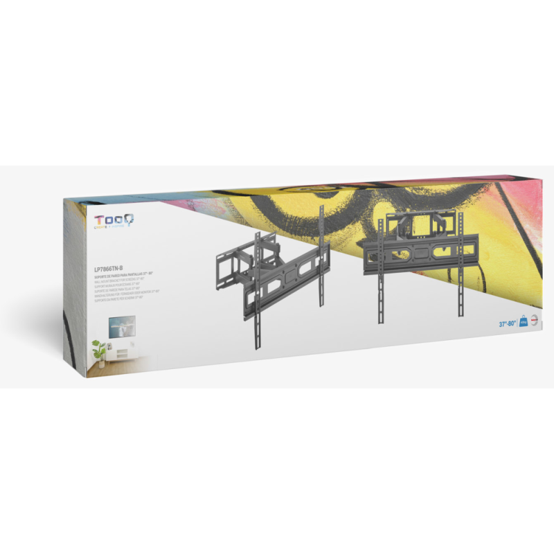 TooQ Soporte de pared para pantallas 37”- 80”
