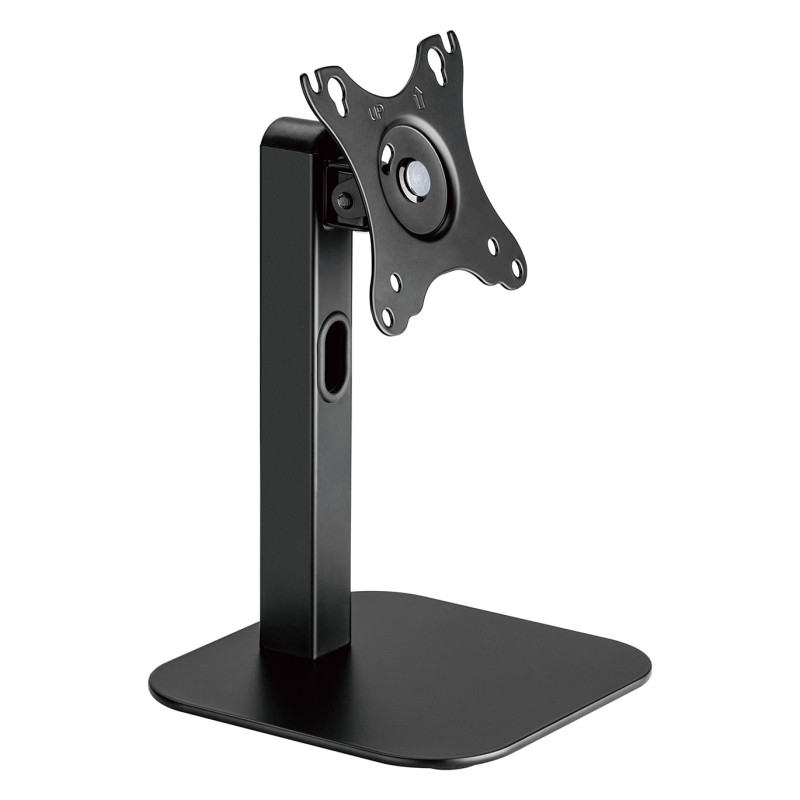 AISENS Soporte de Mesa Eco Giratorio e Inclinable Para Monitor/POS 2.5kg de 10″-24″, Negro