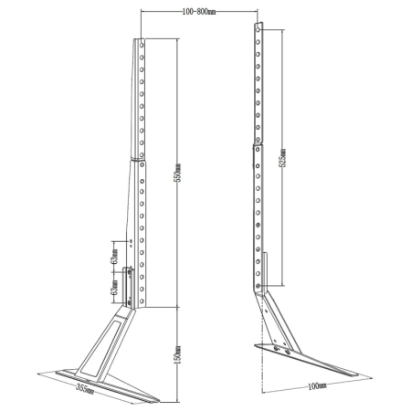 AISENS DT80F-305 soporte para TV 2,03 m (80″)