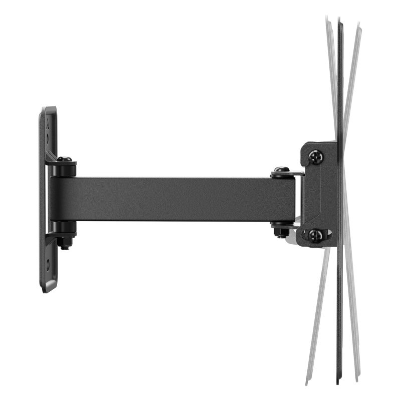 AISENS Soporte Eco Giratorio, Inclinable Para Monitor/TV 30kg (2 Pivotes) De 23″-43″, Negro