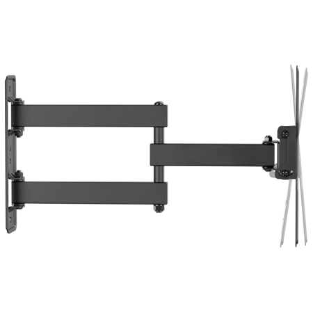 AISENS Soporte Eco Giratorio, Inclinable Para Monitor/TV 30kg (3 Pivotes) De 23″-43″, Negro
