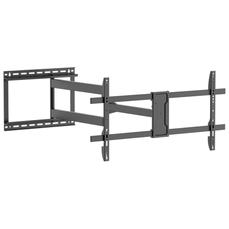 AISENS Soporte Pro Giratorio, Inclinable y Nivelable para Monitor/TV 50kg de 43″-80″, Negro