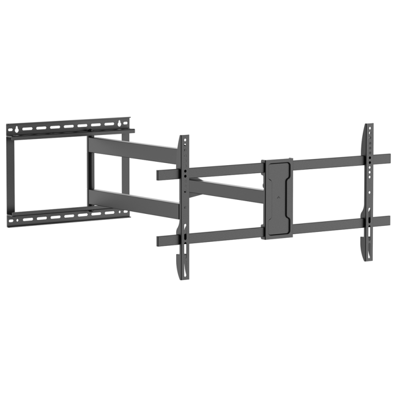 AISENS Soporte Pro Giratorio, Inclinable y Nivelable para Monitor/TV 50kg de 43″-80″, Negro