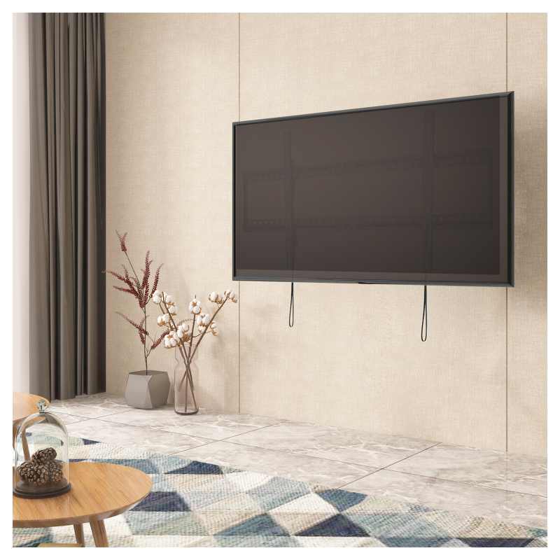 AISENS Soporte ECO Inclinable para Monitor/TV 75Kg de 37-90, Negro