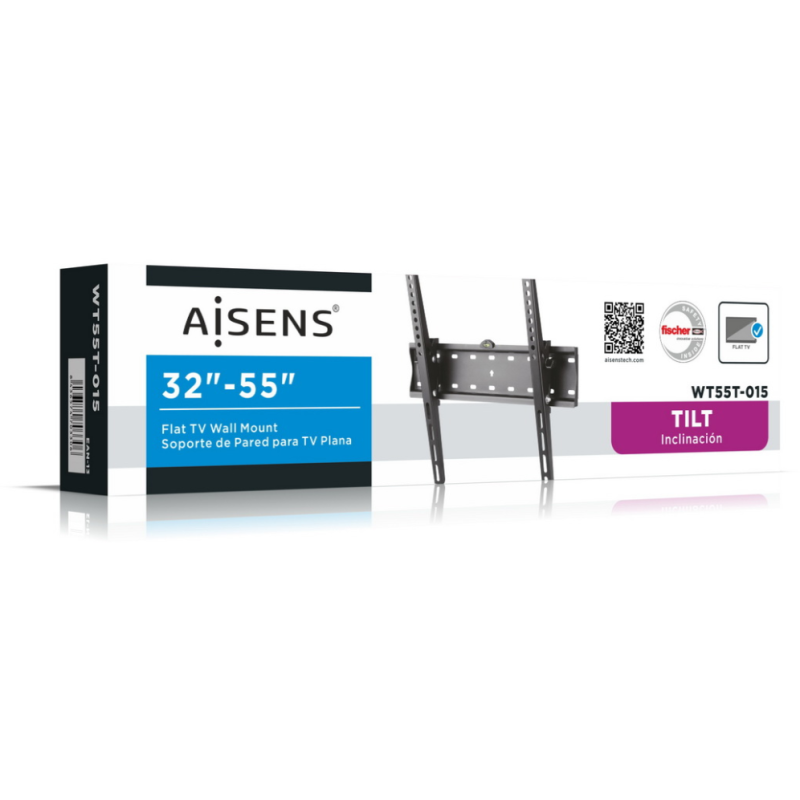 AISENS WT55T-015 soporte para TV 81,3 cm (32″) Negro