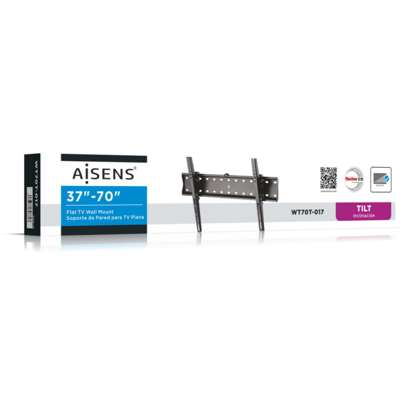 AISENS WT70T-017 soporte para TV 177,8 cm (70″) Negro